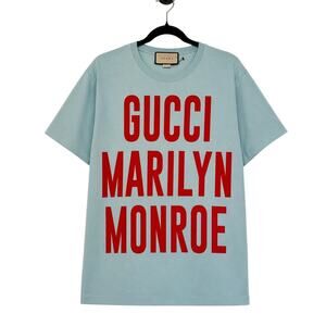 Gucci Blue 'Marylin Monroe' T-Shirt